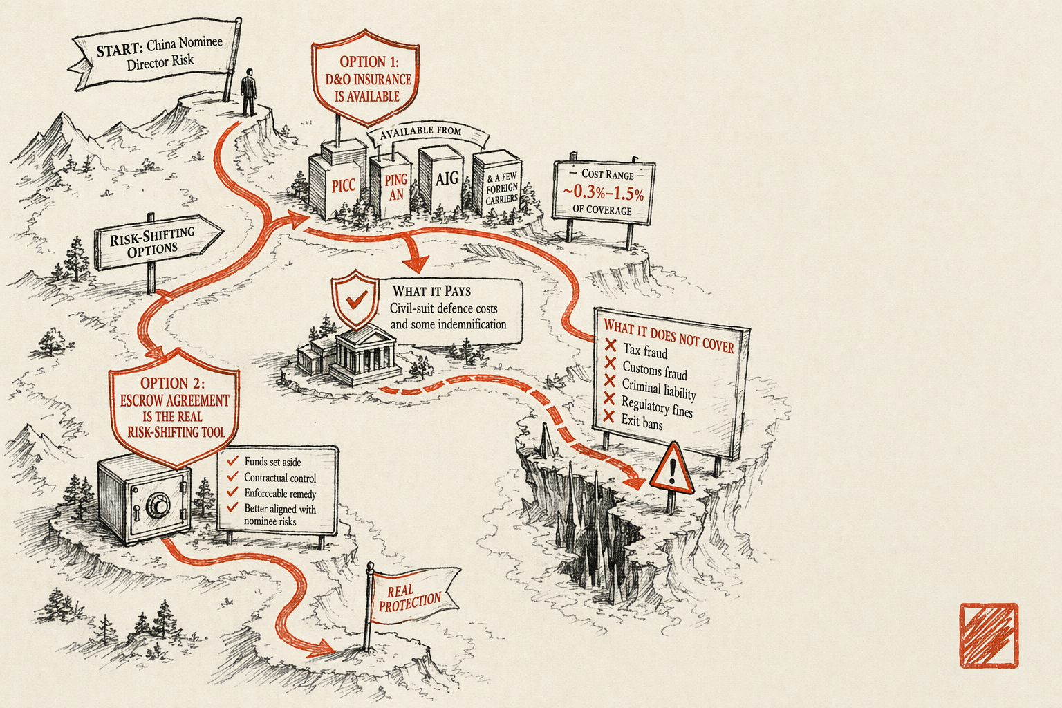 D&O Insurance Availability for China Nominees — overview illustration