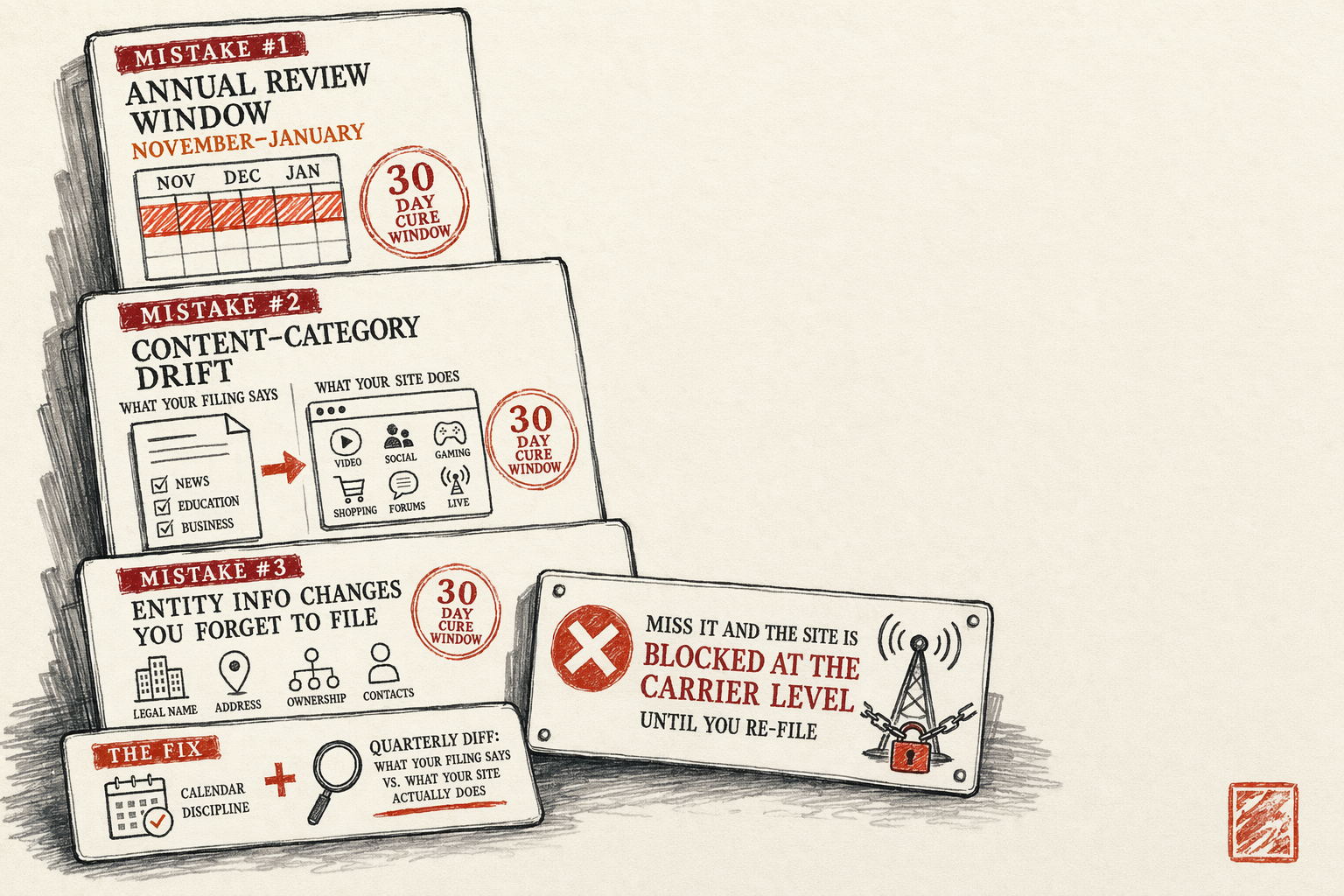 ICP Renewal and Annual Review Mistakes — overview illustration