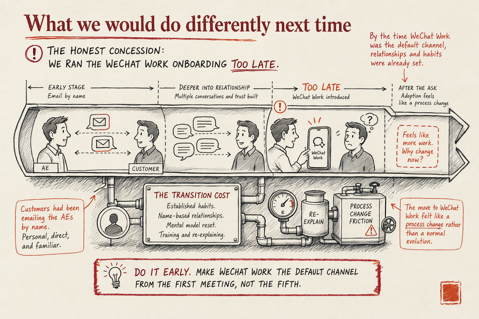 US SaaS Company: Chinese Market Presence Without Full Localization — process illustration