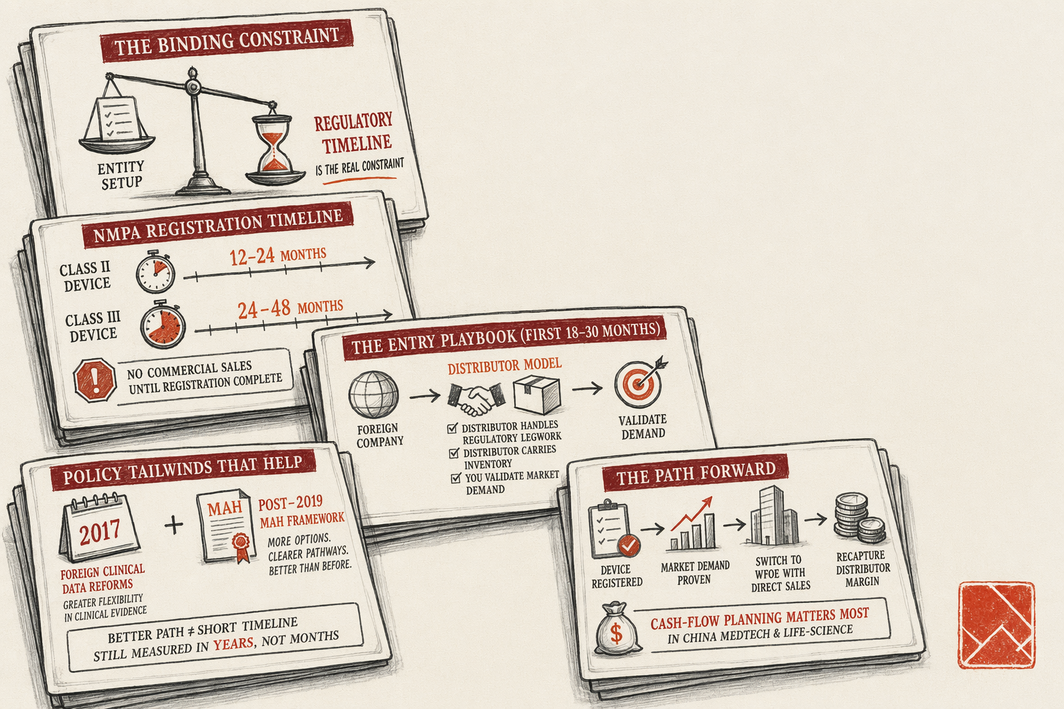 China Entry for Medical Device and Life-Science Companies — overview illustration